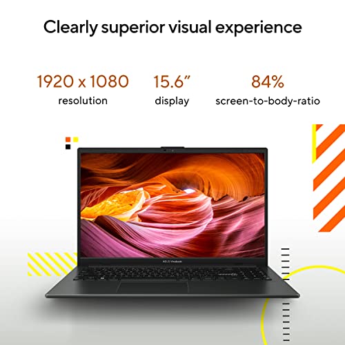 ASUS Vivobook Go 15 (2025), AMD Ryzen 5 7520U Thin & Light Laptop(16GB RAM/512GB SSD/FHD/15.6"/60Hz/Windows 11/M365 Basic (1Year)*/Office Home 2024/Backlit KB/Mixed Black/1.63Kg) E1504FA-BQ2414WS view 2