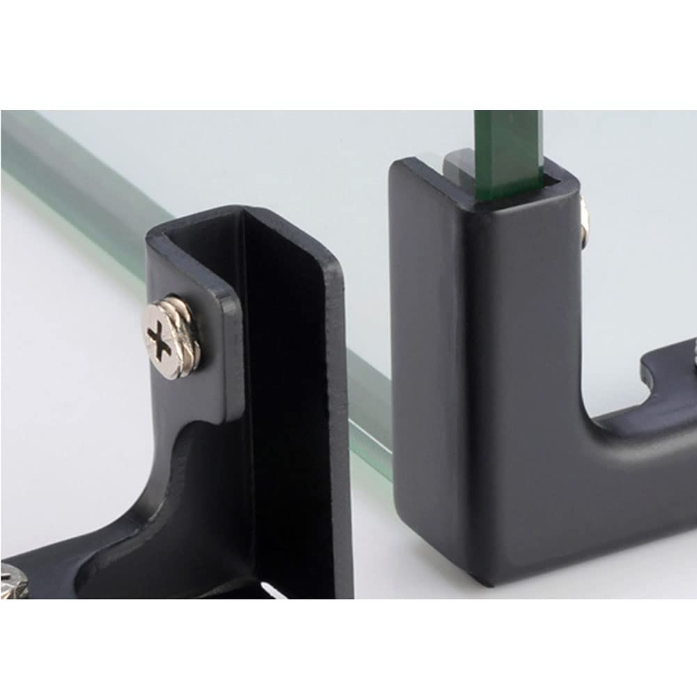 Glass Clamps - 4 Pack for Shelves & Displays -6 Glass Clamps - 4 Pack for Shelves & Displays -6