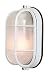 Access Lighting 20290-WH/FST Nauticus One Light Wet Location Bulkhead, White Finish with Frosted Glass Shade