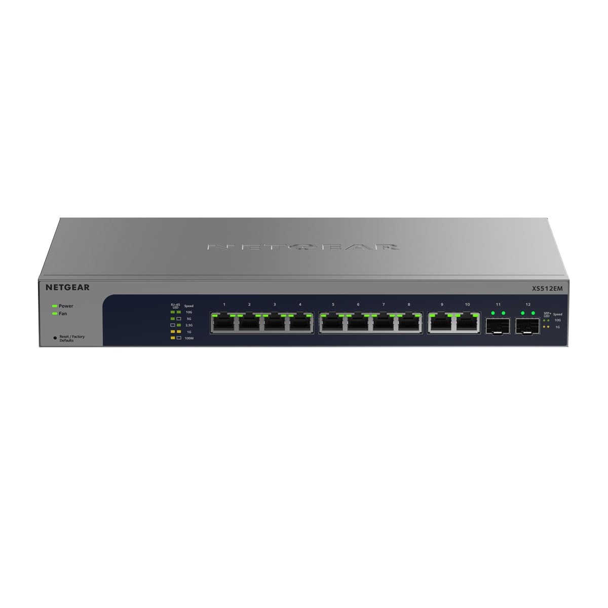 NETGEAR 12-Port Multi-Gigabit Easy Smart Managed Switch (XS512EMv2) - All Ports Support 10G, Including 10 Ethernet Ports and 2 Dedicated SFP+ Ports-picture-24