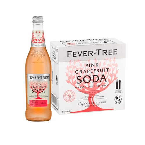 Fever-Tree Pink Grapefruit Soda 500 ml (Pack of 8)