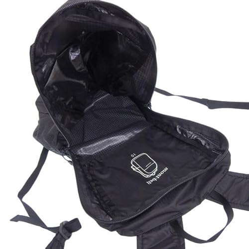 モンベル バッグ メンズ レディース リュック リュックサック バックパック A4対応 折りたたみ可能 ナイロン ポケッタブル ライトパック 15 1133470 (ブラック(BK))