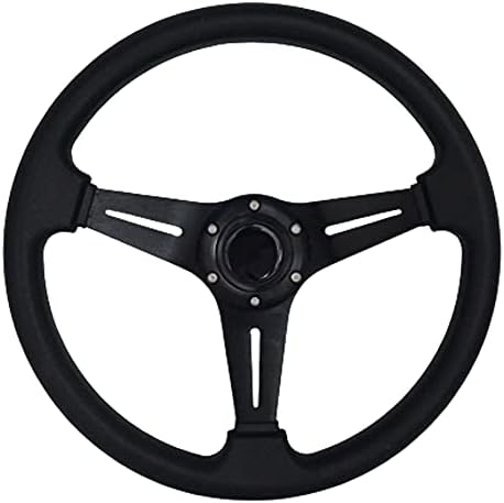 13.8" Auto Racing Steering Wheel 6 Bolts Gaming Steering Wheel