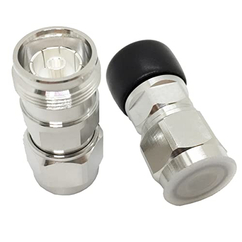 Adaptador Conector Mini DIN 4.3/10 Hembra a N Macho Pack 2 miniatura 4