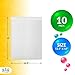 ABC PACK & SUPPLY Poly Bubble Mailers, 12.5 x 18 Inch. Pack of 10 White Padded Envelopes Self Seal. Tear-Proof Gift Bubble Envelopes. Waterproof Packaging for Small Business. Cushioning Book Mailers
