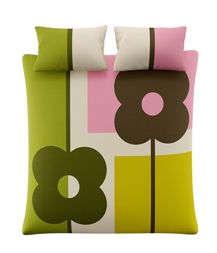 Parure de lit 100% coton Orla Kiely Abacus Block Multi King Size 230x220