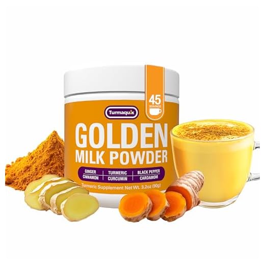Organic Golden Milk Turmeric Powder Mix (90 Servings) + Superfood Blend of Ginger, Black Pepper, Curcumin, Cinnamon, Cardamom - Anti Inflammatory, Non-GMO, Vegan, Keto, Ayurvedic - Turmaquik