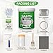 WEYSTOM Tub and Tile Refinishing Kit — Tile & Bathtub Paint, 35oz(1KG) White DIY Sink, Bathtub, and Countertop Reglazing Coating Kit, Odorless & No-Peel with Tools