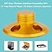 Preffair 107g/3.77oz Record Weight Stabilizer Aluminum Turntable LP Vinyl Disc Stabilizer with Protective Soft Pad Vibration Reducer for HiFi LP Record Player Disc Accessories (Gold)