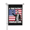 A True Patriott Charlie Kirk Flag Garden Double Flag Sided Holiday Party Outdoor Flags