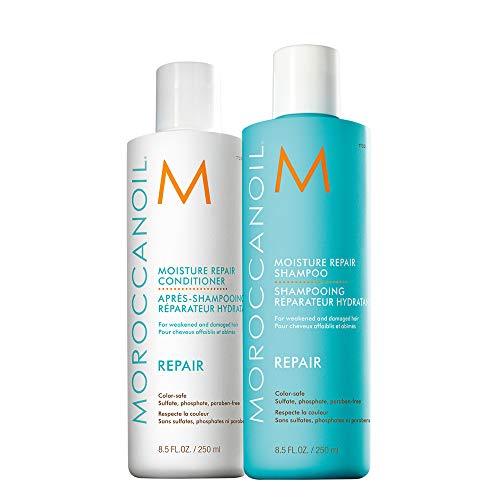 Moroccanoil Moisture Repair Zestaw 2 produktów: Szampon+Odzywka (250ml+250ml)