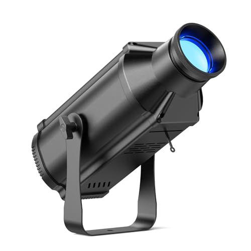 Fancybling LEKO Profile Stage Spotlights, 100W RGB COB Lights, Sound-Activated & DMX512 Par Ellipsidal Lights, 7CH Manual Focus LED Spotlight for Show Stage Performance Event