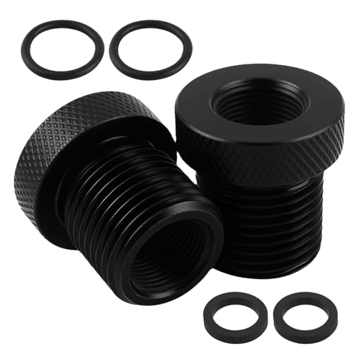 2PCS Oil Filter Adapter,Anti-Rust & Anti-Leak 1/2-28 to 3/4-16 Thread Adapter Protector Kit Includes O-Rings & Washers,Professional Car Accessories for Auto Repair