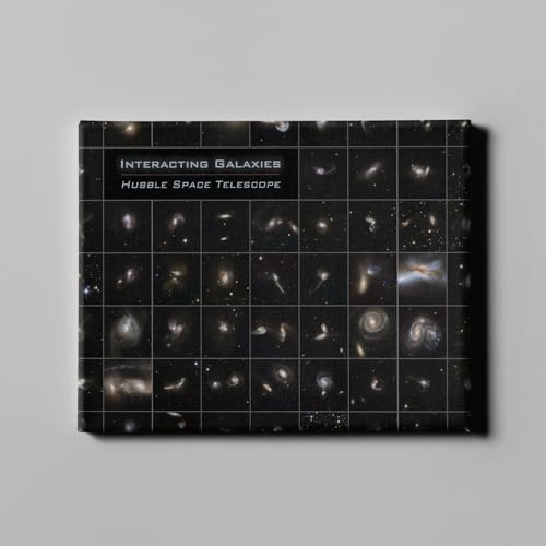 Toile Galerie Poster Hubble Galaxies en Interaction Qualité Supérieure