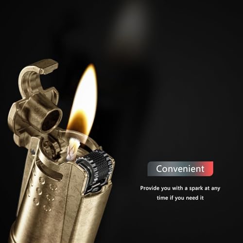 Encendedor de queroseno portátil para hombre, ideal para exteriores con estilo antiguo 3