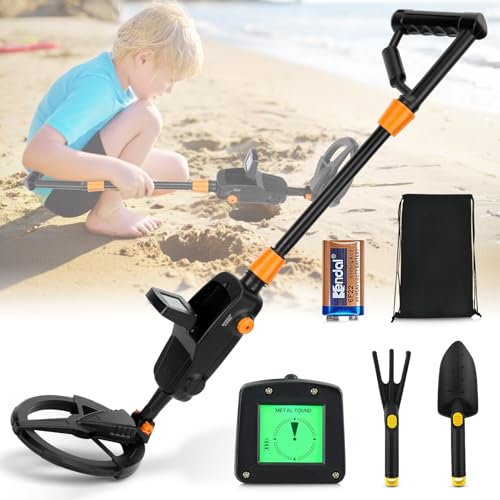 Detector de Metales para Niños, Sunowl Ligero Detector de Metales Niños con Pantalla LCD y Bobina de Búsqueda Resistente al Agua, Detector Metales Niños de Alta Sensibilidad para Búsqueda de Metales