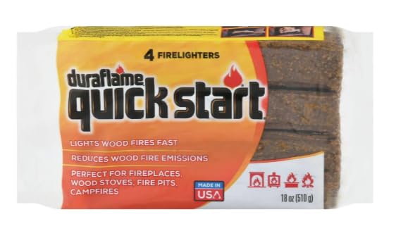 Duraflame Fire Starter Bundle – Firestart Cubes Firelighters 18 Pack & Quick Start Firelighters 4 Pack for Grills, Smokers, Fire Pits, Fireplaces and Campfires by Duraflame - Used condition - Image 3
