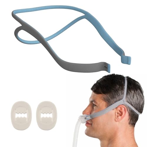 JAWUZ Cinghia per copricapo CPAP compatible con mascarilla CPAP AirFit P10 de ResMed (clip de mascarilla no incluido)   Arnés CPAP AirFit P10