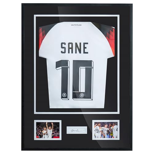 Walasis Trikotrahmen 60x80 Trikot Bilderrahmen: Aluminium Rahmen Einrahmung Fußballtrikot - Groß XL Objektrahmen 3D Box Frame für T-Shirts Schwarz