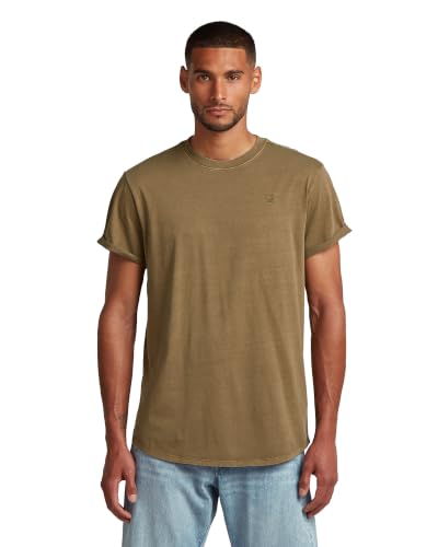 G-STAR Herren Lash T-Shirt, Braun (Desert Palm Gd D16396-2653-h413), S EU – Ansicht 1