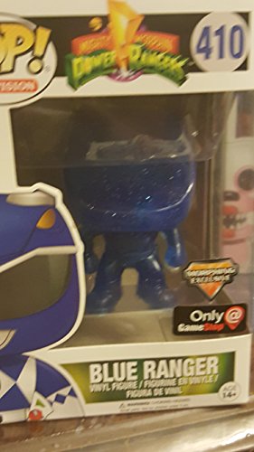 En Oferta Power Rangers - Blue Ranger Morphing Clear Pop! Vinyl Funko