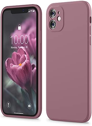 SURPHY Square Silicone Case Compatible with iPhone 11 Case 6.1 inches, Square Edges Liquid Silicone Phone Case (Individual Protection for Each Lens) for iPhone 11 (Lilac Purple) SURPHY Square Silicone Case Compatible with iPhone 11 Case 6.1 inches, Square Edges Liquid Silicone Phone Case (Individual Protection for Each Lens) for iPhone 11 (Lilac Purple)