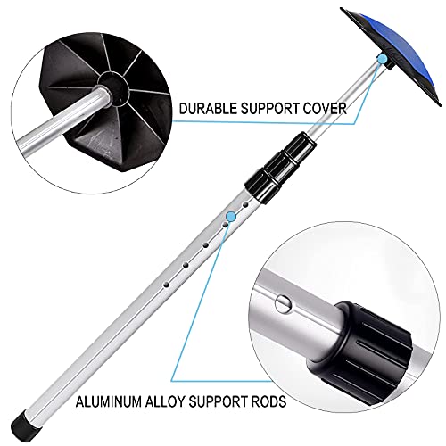Golf Travel Bag Support Rod Club Protector Pole Cover Aluminum Adjustable 4 Telescoping Sectio,Golf Club Bag Accessories Support System for Golf Bag Durable Portable (Blue&Black) - Image 4