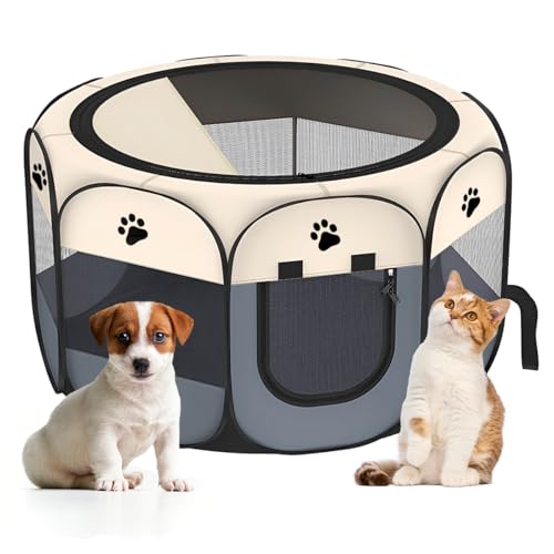 Raganet, Corral Portátil para Mascotas Pequeñas y...