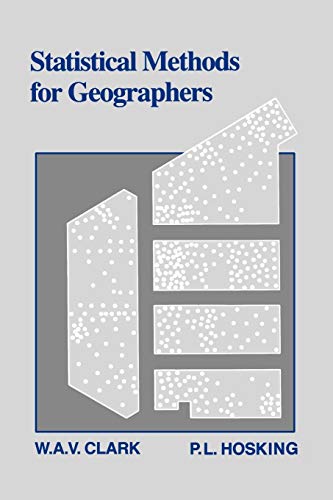 Statistical Methods for Geographers 0471818070 Book Cover