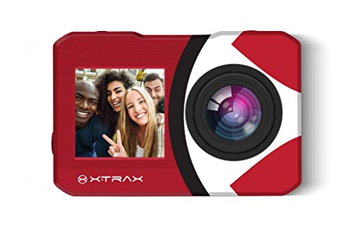 Câmera Selfie, Xtrax, 801021, Vermelha