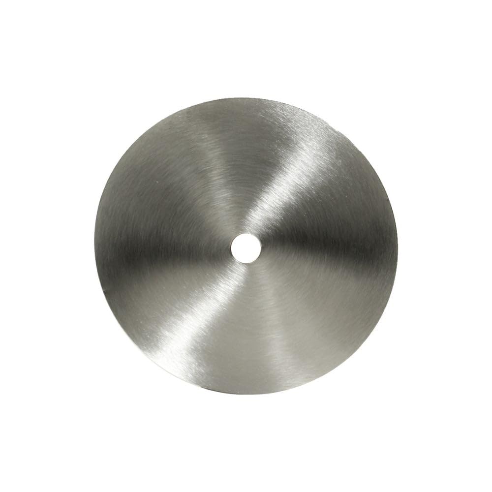 CYRIL Steel Plate 6-inch Stainless Steel Hookah Ashtray Heat-Resistant Durable Easy to Clean Ideal for Catching Ashes and