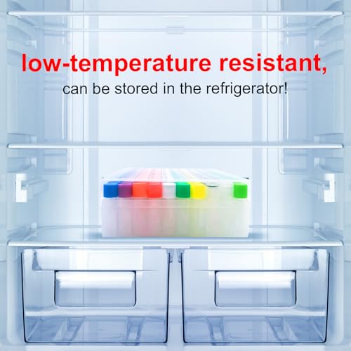 Tubes à essai de laboratoire plastique 1.8 ml avec boîte de congélation - 6