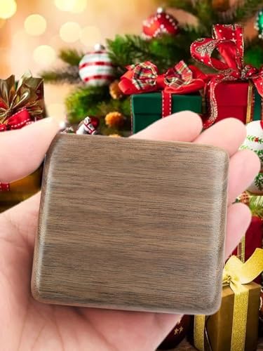 Sinzyo Music Box Vintage Wood Carved Mechanism Musical Boxs Gift For Birthday Valentine's Day Christmas Day(A Thousand Years-Walnut Wood Box)