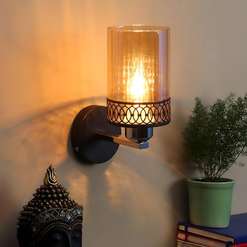 Image of ELIANTE - Black Metal Wall Light - 286-1W | 3 Years Warranty | Free - LED LAMP