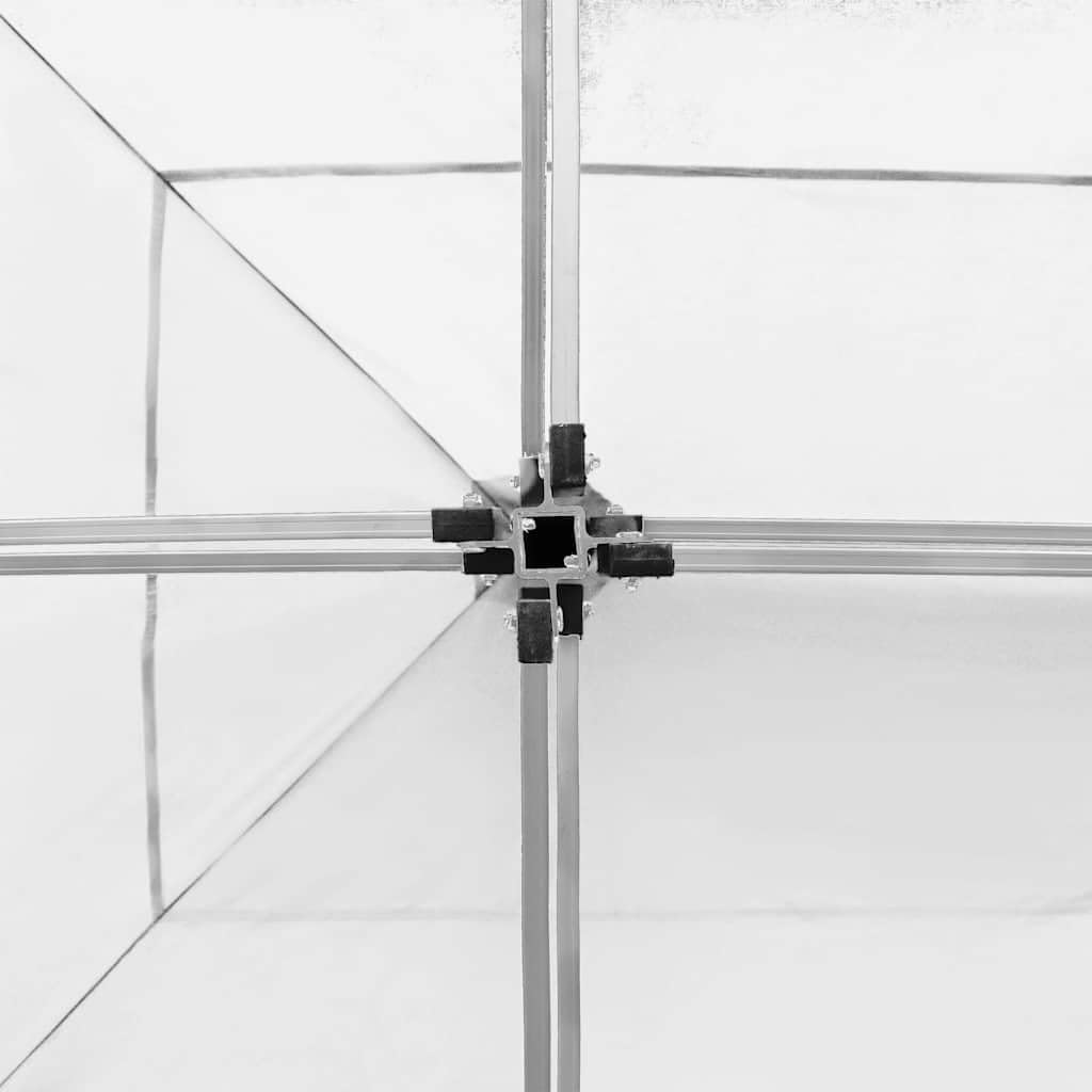Namiot Imprezowy 6x3 m z Oknami PVC | Składana Rama Aluminiowa, Tkanina Oxford, Panele Boczne, Do Ogrodu i Grillowania