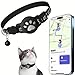 Collar GPS de gato rastreador, collar de rastreo GPS para gatos y perros, sin suscripción y SIM, compatible con iOS/Android/HarmonyOS, IPX5 resistente a salpicaduras (Android, negro)