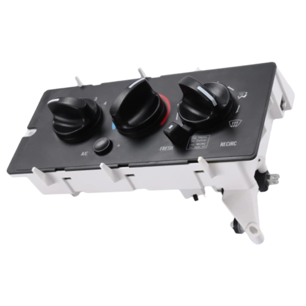 Riloer Módulo de control de clima, perilla de aire acondicionado, calentador de aire acondicionado, interruptor de panel de control de clima, kit de reparación de botón de control de clima compatible