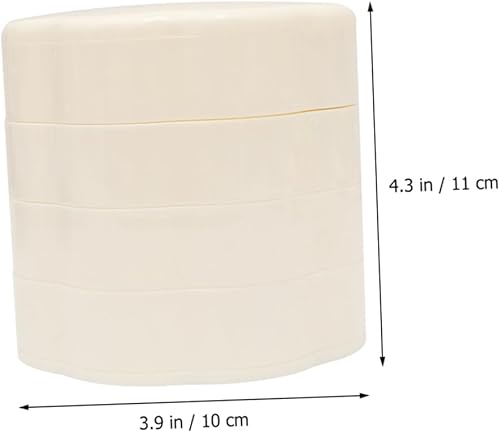 Vista 9 de PACKOVE 1pc Box Rotating Jewelry Organizer Jewelry Accessory Storage Jewelry Storage Case Cajas Organizadoras Bin Organizer Necklace Storage Case To