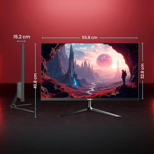 Image of FRONTECH Gaming Series 24.5 Inch Full HD IPS Gaming Monitor, 200Hz Refresh Rate, 1ms Response Time, 99% sRGB, HDMI & DisplayPort, 1000:1 Contrast, VESA Mount, 3 Years Warranty (MON-0087P)