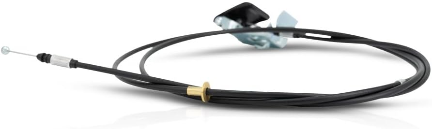 KarParts360 For Toyota Tundra 2000-2006 Hood Release Cable | Black | Plastic/Metal | With Handle | Replacement For 536300C010