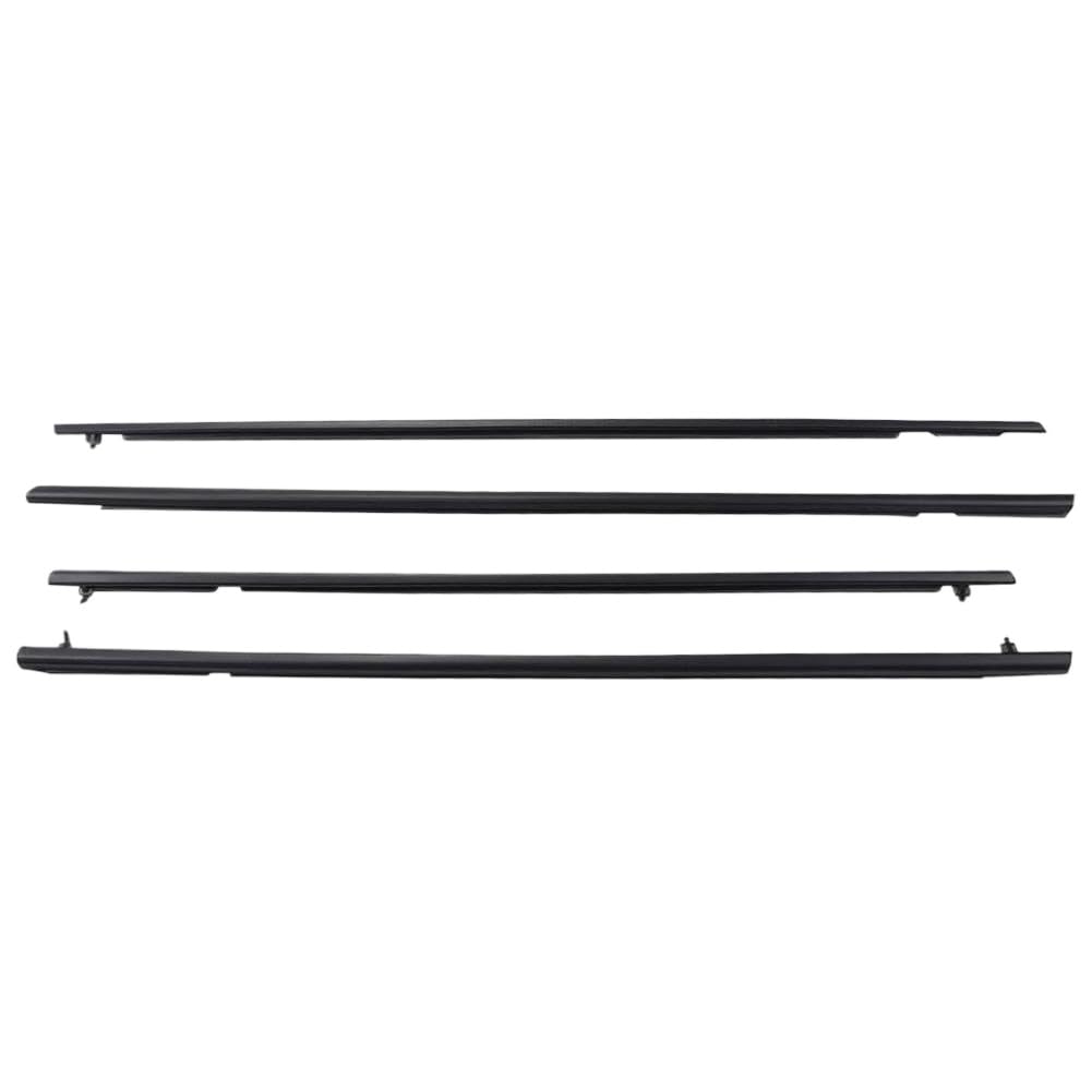 Hhpnxabaz Onecolor Car Window Moulding Trim Weatherstrips Seal Black Abs Plastic 4Pcs Compatible With Honda Civic Sedan 2006-2011