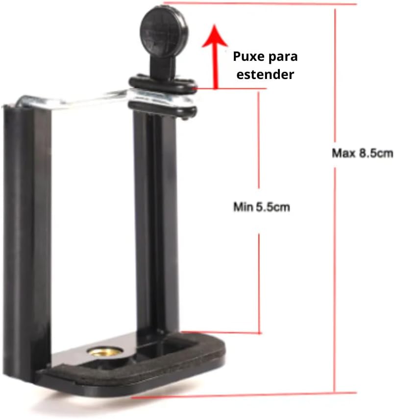 Tripé Semi Profissional Universal Para Celular e Câmera 1,1M Com Bolsa De Transporte Tripod Pedestal Com Regulagem