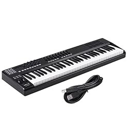 Clavier Piano 61 Touches USB MIDI Contrôleur De Clavier 8 Coussinets De Tambour avec USB Câble Midi Clavier De… - Les Beatles, Paul McCartney, John Lennon, RIngo Starr, George Harrison Clavier Piano 61 Touches USB MIDI Contrôleur De Clavier 8 Coussinets De Tambour avec USB Câble Midi Clavier De… – Image 5