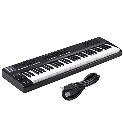 Clavier Piano 61 Touches USB MIDI Contrôleur De Clavier 8 Coussinets De Tambour avec USB Câble Midi Clavier De… - Les Beatles, Paul McCartney, John Lennon, RIngo Starr, George Harrison Clavier Piano 61 Touches USB MIDI Contrôleur De Clavier 8 Coussinets De Tambour avec USB Câble Midi Clavier De… – Image 6