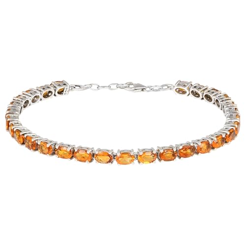 Bracelet rivière citrine en argent pour illuminer vos tenues quotidiennes
