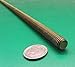 Brass Fully Threaded Round Rod, RH, 7/16