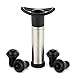 The Original United Wine Saver Pump Preserver with 4 Vacuum Bottle Stoppers - Stainless