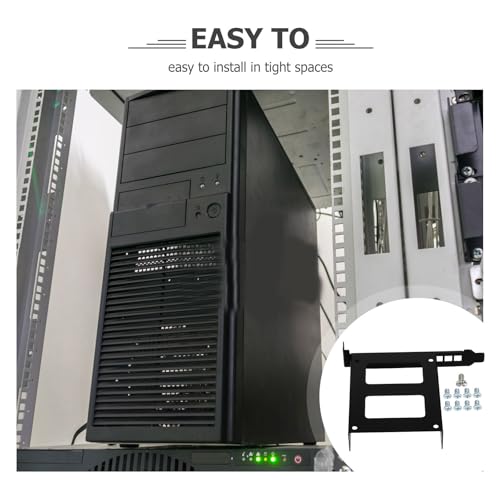 Soporte metálico para disco duro PCI Slot negro miniatura 6