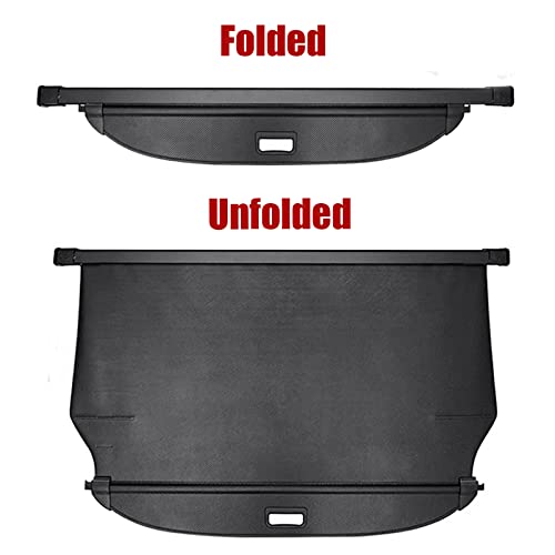 Image of Cargo Cover for Subaru Crosstrek Accessories 2024-2026, Carbon Fiber Texture Retractable Trunk Cover Security Shielding Shade for 2024-2026 Subaru Crosstrek Accessories (Carbon Fiber Texture)