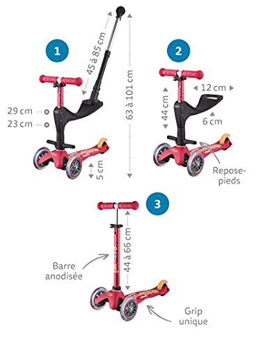 Micro Mini Step Deluxe 3in1 ijsblauw